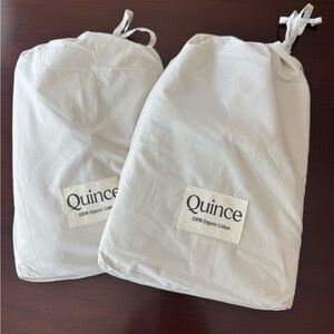 Quince Cotton Twin Sheet Set And duvet